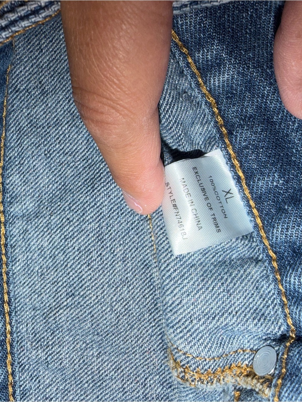 Fashion Nova Blue Denim Mini Skirt with Cargo Pockets - Picture 4 of 4